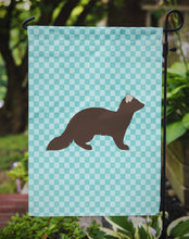 Load image into Gallery viewer, Sable Marten Blue Check Garden Flag - Outdoor Decorative Yard Flag