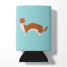 Load image into Gallery viewer, Weasel Blue Check Can or Bottle Hugger BB8044CC