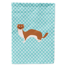 Load image into Gallery viewer, Weasel Blue Check Flag Canvas House Size BB8044CHF