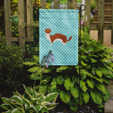 Load image into Gallery viewer, Weasel Blue Check Garden Flag - Outdoor Decorative Yard Flag