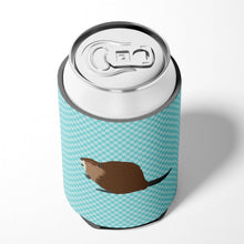 Load image into Gallery viewer, Eurasian Beaver Blue Check Can or Bottle Hugger BB8047CC