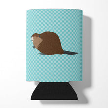 Load image into Gallery viewer, Eurasian Beaver Blue Check Can or Bottle Hugger BB8047CC