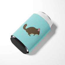 Load image into Gallery viewer, Chinchilla Blue Check Can or Bottle Hugger BB8049CC