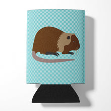 Load image into Gallery viewer, Coypu Nutria River Rat Blue Check Can or Bottle Hugger BB8053CC