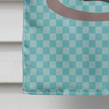 Load image into Gallery viewer, Coypu Nutria River Rat Blue Check Flag Canvas House Size BB8053CHF