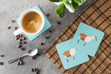 Load image into Gallery viewer, Alpine Goat Blue Check Foam Coaster  BB8054FC
