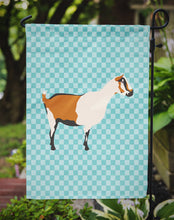 Load image into Gallery viewer, Alpine Goat Blue Check Garden Flag - Outdoor Decorative Yard Flag