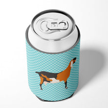 Load image into Gallery viewer, Anglo-nubian Nubian Goat Blue Check Can or Bottle Hugger BB8057CC
