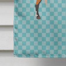 Load image into Gallery viewer, Anglo-nubian Nubian Goat Blue Check Flag Canvas House Size BB8057CHF