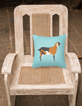 Load image into Gallery viewer, Anglo-nubian Nubian Goat Blue Check Fabric Decorative Pillow BB8057PW1818