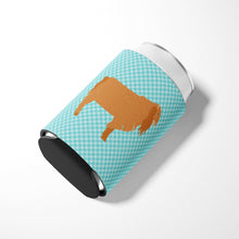 Load image into Gallery viewer, American Lamancha Goat Blue Check Can or Bottle Hugger BB8059CC
