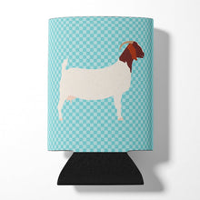 Load image into Gallery viewer, Boer Goat Blue Check Can or Bottle Hugger BB8060CC