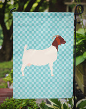 Load image into Gallery viewer, Boer Goat Blue Check Garden Flag - Outdoor Decorative Yard Flag