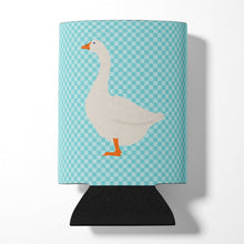 Load image into Gallery viewer, Embden Goose Blue Check Can or Bottle Hugger BB8066CC