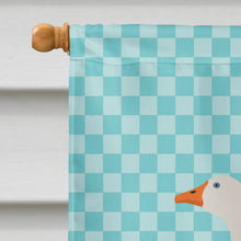 Load image into Gallery viewer, Embden Goose Blue Check Flag Canvas House Size BB8066CHF