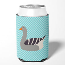 Load image into Gallery viewer, Pilgrim Goose Blue Check Can or Bottle Hugger BB8067CC