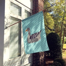 Load image into Gallery viewer, Pilgrim Goose Blue Check Flag Canvas House Size BB8067CHF