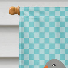 Load image into Gallery viewer, Pilgrim Goose Blue Check Flag Canvas House Size BB8067CHF