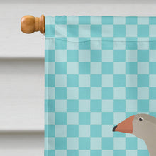 Load image into Gallery viewer, Steinbacher Goose Blue Check Flag Canvas House Size BB8068CHF