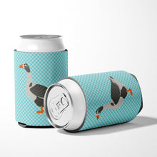 Load image into Gallery viewer, West of England Goose Blue Check Can or Bottle Hugger BB8069CC