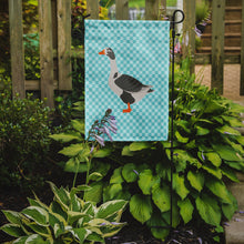 Load image into Gallery viewer, West of England Goose Blue Check Garden Flag - Outdoor Decorative Yard Flag