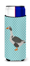 Load image into Gallery viewer, West of England Goose Blue Check   Hugger for slim cans