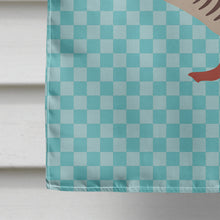 Load image into Gallery viewer, Chinese Goose Blue Check Flag Canvas House Size BB8070CHF