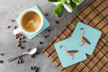 Load image into Gallery viewer, Chinese Goose Blue Check Foam Coaster  BB8070FC