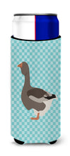 Load image into Gallery viewer, Toulouse Goose Blue Check   Hugger for slim cans