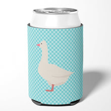 Load image into Gallery viewer, Roman Goose Blue Check Can or Bottle Hugger BB8072CC