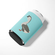 Load image into Gallery viewer, African Goose Blue Check Can or Bottle Hugger BB8073CC