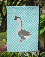 Load image into Gallery viewer, African Goose Blue Check Garden Flag - Outdoor Decorative Yard Flag