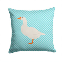 Load image into Gallery viewer, Shire Horse Blue Check Throw Pillow - 14x14 Decorative Pillow – Art for Your Home &amp; Patio BB8074PW1414
