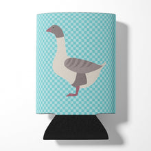 Load image into Gallery viewer, Buff Grey Back Goose Blue Check Can or Bottle Hugger BB8075CC