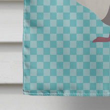 Load image into Gallery viewer, Buff Grey Back Goose Blue Check Flag Canvas House Size BB8075CHF