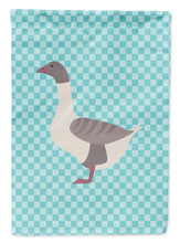 Load image into Gallery viewer, Buff Grey Back Goose Blue Check Garden Flag - Outdoor Decorative Yard Flag