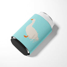 Load image into Gallery viewer, Sebastopol Goose Blue Check Can or Bottle Hugger BB8076CC