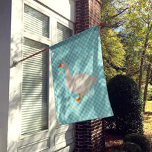 Load image into Gallery viewer, Sebastopol Goose Blue Check Flag Canvas House Size BB8076CHF
