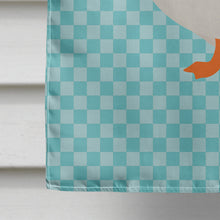 Load image into Gallery viewer, Sebastopol Goose Blue Check Flag Canvas House Size BB8076CHF