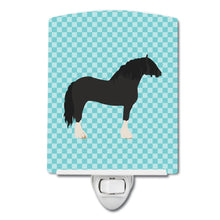 Load image into Gallery viewer, Pomeranian Rogener Goose Blue Check Ceramic Night Light BB8078CNL