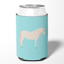 Load image into Gallery viewer, Paso Fino Horse Blue Check Can or Bottle Hugger BB8079CC