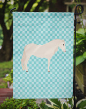 Load image into Gallery viewer, Paso Fino Horse Blue Check Garden Flag - Outdoor Decorative Yard Flag