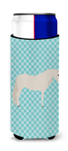 Load image into Gallery viewer, Paso Fino Horse Blue Check   Hugger for slim cans