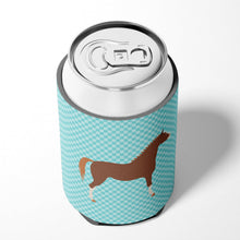 Load image into Gallery viewer, Hanoverian Horse Blue Check Can or Bottle Hugger BB8083CC