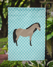 Load image into Gallery viewer, Welsh Pony Horse Blue Check Garden Flag - Outdoor Decorative Yard Flag