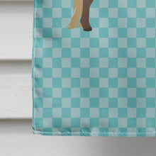 Load image into Gallery viewer, Shetland Pony Horse Blue Check Flag Canvas House Size BB8088CHF