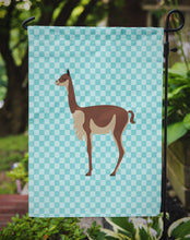 Load image into Gallery viewer, Vicugna or Vicuna Blue Check Garden Flag - Outdoor Decorative Yard Flag