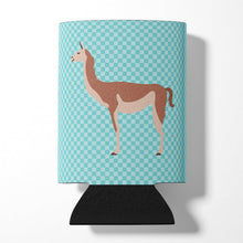 Load image into Gallery viewer, Guanaco Blue Check Can or Bottle Hugger BB8095CC