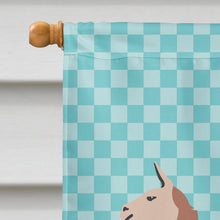 Load image into Gallery viewer, Guanaco Blue Check Flag Canvas House Size BB8095CHF