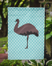 Load image into Gallery viewer, Emu Blue Check Garden Flag - Outdoor Decorative Yard Flag